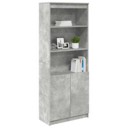 Berkfield Home Highboard Concrete Grey 70x35x180 cm Engineered Wood - Size: 70 x 35 x 180 cm - thumbnail 4