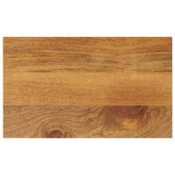 Berkfield Home Table Top 40x20x3.8 cm Rectangular Solid Wood Mango in Brown - thumbnail 2