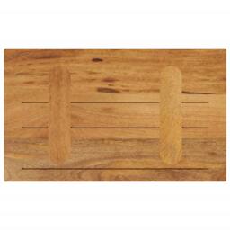 Berkfield Home Table Top 40x20x3.8 cm Rectangular Solid Wood Mango in Brown - thumbnail 5
