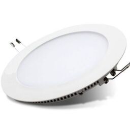 ENER-J 12W Recessed Round LED Mini Panel 170mm diameter 3000K (Pack of 4) in White - Size: 25 cm diameter x 19 cm high - thumbnail 1