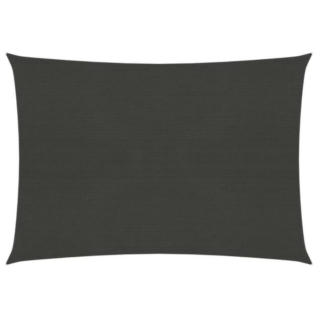 Berkfield Home Sunshade Sail 160 g/m ² Anthracite 2.5x3.5 m HDPE in Black - image 1
