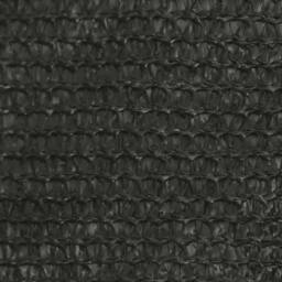 Berkfield Home Sunshade Sail 160 g/m ² Anthracite 2.5x3.5 m HDPE in Black - thumbnail 5