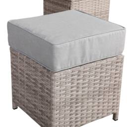 Furnishings For Less UK L-Shaped Outdoor Rattan Patio Sofa Set with Rising Table in Grey - thumbnail 6