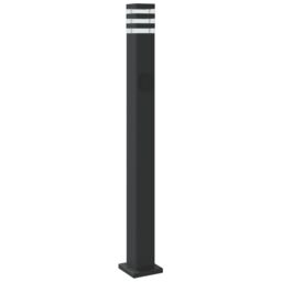 Berkfield Home Outdoor Floor Lamps with Outlet 3pcs Black 110 cm Aluminium - thumbnail 6