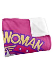 Warner Brothers Dco Wonder Woman Officially Licensed Silky Touch Super Soft Throw Blanket 152 x 127 cm in White - thumbnail 3