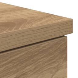 Berkfield Home Desk Artisan Oak 140x49x76 cm Engineered Wood - Size: 140 x 49 x 76 cm - thumbnail 9