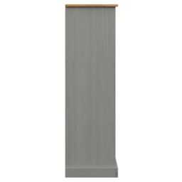 Berkfield Home Bookcase VIGO Grey 90x35x114.5 cm Solid Wood Pine - thumbnail 6