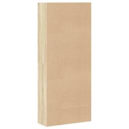 Berkfield Home Classic Book Cabinet Sonoma Oak 80x30x189 cm Engineered Wood in Light Brown - Size: 80 x 30 x 189 cm - thumbnail 6
