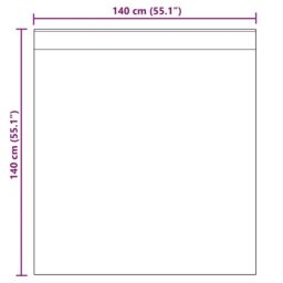Berkfield Home Voile Curtains with Tab Top 2 pcs Brown - thumbnail 9