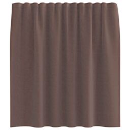Berkfield Home Voile Curtains with Tab Top 2 pcs Brown - thumbnail 4