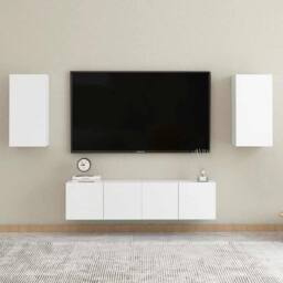 Berkfield Home TV Cabinet White 30.5x30x60 cm Engineered Wood - thumbnail 6