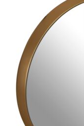 Orsina Athena Large Round Wall Mirror in Gold - thumbnail 5