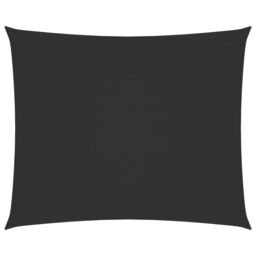 Berkfield Home Sunshade Sail Oxford Fabric Rectangular 3.5x4.5 m Anthracite in Black - thumbnail 1