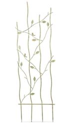 Inspirational Gifting Pair of Verdigris Bird & Leaf Trellis in Green - thumbnail 5