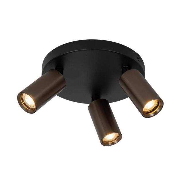 Netlighting Ritmo Ceiling spotlight Ø18cm 3xGU10 (MR11) Coffee in Brown - image 1