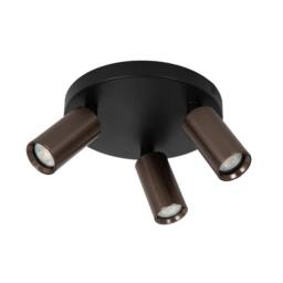 Netlighting Ritmo Ceiling spotlight Ø18cm 3xGU10 (MR11) Coffee in Brown - thumbnail 2