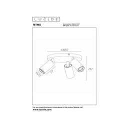 Netlighting Ritmo Ceiling spotlight Ø18cm 3xGU10 (MR11) Coffee in Brown - thumbnail 5