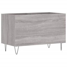 Berkfield Home Record Cabinet Grey Sonoma 74.5x38x48 cm Engineered Wood - thumbnail 2