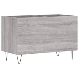Berkfield Home Record Cabinet Grey Sonoma 74.5x38x48 cm Engineered Wood - thumbnail 6