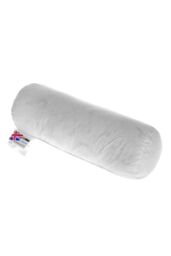 Homescapes Duck Feather Bolster Cushion - Luxury Filler & Inserts for Comfort in White - Size: 30 cm x 18 cm