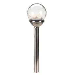 mysmartbuy Set of 4 Solar Powered Firefly Opal Outdoor Garden Stake Lights in Black - thumbnail 3