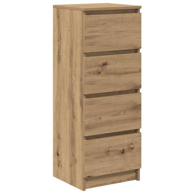 Berkfield Home Sideboard Artisan Oak 37.5x35x99 cm Engineered Wood in Brown - image 1
