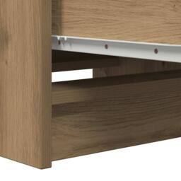 Berkfield Home Sideboard Artisan Oak 37.5x35x99 cm Engineered Wood in Brown - thumbnail 9