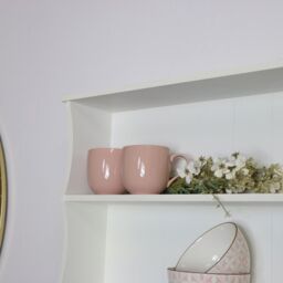 Melody Maison Large Pale Cream Wall Shelf With Heart Drawers - thumbnail 6