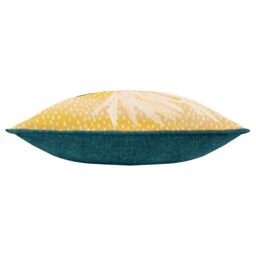 Wylder Country Wilds Pheasant Bloom Printed Cushion in Gold - Size: 45 cm x 45 cm - thumbnail 4