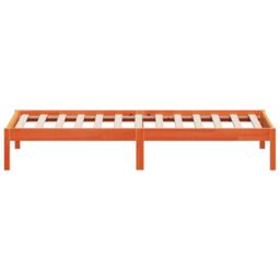 Berkfield Home Day Bed without Mattress Wax Brown 80x200 cm Solid Wood Pine - thumbnail 5