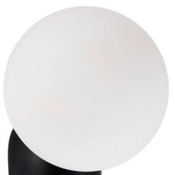 Wyld and Coco Set of 2 Black Resin Globe Wall Lamps Vintage-Style Flush Mount - thumbnail 6