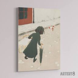 "Artery8 Parisian Life The Little Laundress Bonnard Canvas Wall Art in Beige - Size: W18"" x H24""" - thumbnail 2