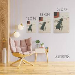 "Artery8 Parisian Life The Little Laundress Bonnard Canvas Wall Art in Beige - Size: W18"" x H24""" - thumbnail 4