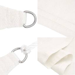 Berkfield Home Sunshade Sail 160 g/m ² White 2.5x5 m HDPE - thumbnail 5
