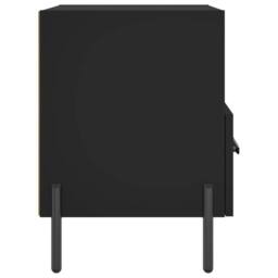 Berkfield Home Modern Bedside Cabinets 2 pcs Black 40x35x47.5 cm Engineered Wood - thumbnail 8