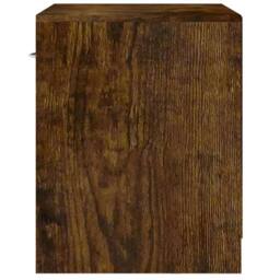 Berkfield Home Decorative Bedside Cabinets 2 pcs with Drawer Smoked Oak in Brown - thumbnail 9