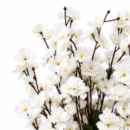 Leaf Artificial 120cm White Blossom Tree - thumbnail 2