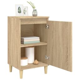 Berkfield Home Bedside Cabinets 2 pcs Sonoma Oak 40x35x70 cm Engineered Wood in Brown - Size: 40 x 35 x 70 cm - thumbnail 4