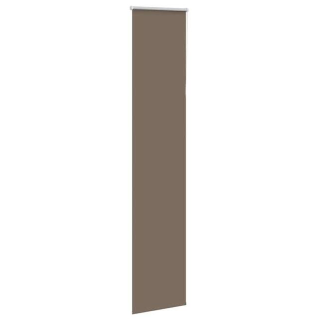 Berkfield Home Roller Blind Blackout Coffee 40x210 cm Fabric Width 35.7 cm Polyester in Brown - image 1