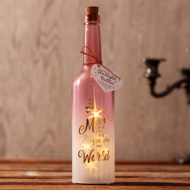 Boxer Gifts Women's Mum You Are The World Luxe Starlight Bottle - Mum Gift - image 1