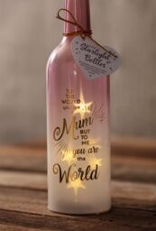Boxer Gifts Women's Mum You Are The World Luxe Starlight Bottle - Mum Gift - thumbnail 2
