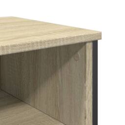 Berkfield Home Classic Console Table Sonoma Oak 100x35x74.5 cm Engineered Wood in Light Tan - thumbnail 7