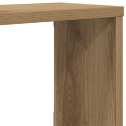 Berkfield Home Wall Cube Shelves 4 pcs Artisan Oak 60x15x23 cm Engineered Wood in Brown - Size: 60 x 15 x 23 cm - thumbnail 8