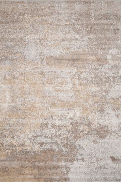 Kukoon Neutral Beige Distressed Abstract Living Area Rug - Size: 60 cm x 240 cm - image 1