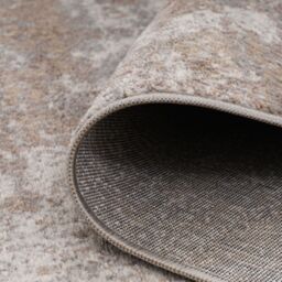 Kukoon Neutral Beige Distressed Abstract Living Area Rug - Size: 60 cm x 240 cm - thumbnail 5