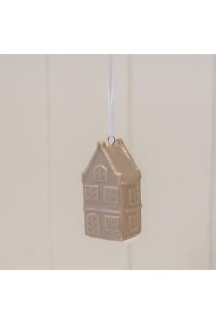 KDMD Hanging Greige Ceramic House in Brown - image 1