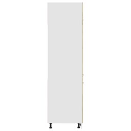 Berkfield Home Refrigerator Cabinet Lyon Sonoma Oak 60x57x207 cm Engineered Wood in Brown - Size: 60 x 57 x 207 cm - thumbnail 7
