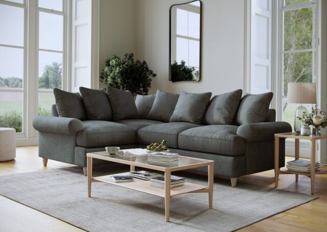 The Great Sofa Company Beatrice 1 Corner 2 Faro Slate in Grey