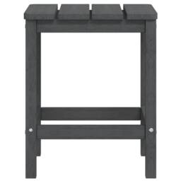 Berkfield Home Garden Adirondack Table Anthracite 38x38x46 cm HDPE in Black - Size: 38 x 38 x 46 cm - thumbnail 5