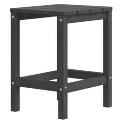 Berkfield Home Garden Adirondack Table Anthracite 38x38x46 cm HDPE in Black - Size: 38 x 38 x 46 cm - thumbnail 2